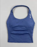 Top Deportivo DFYNE estudio Impact Halter – Tejido Seamless y Ajuste Perfecto